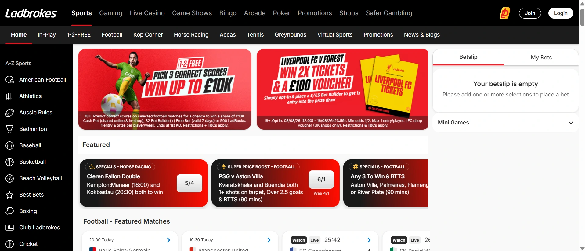 Ladbrokes legalne kasyno